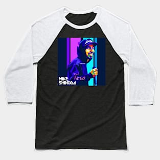 Mike Shinoda stylish WPAP Pop Art Illustration Baseball T-Shirt